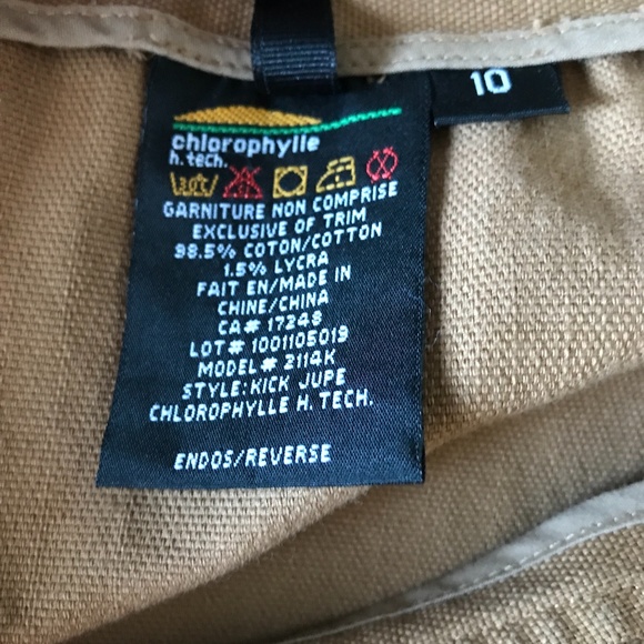 Chlorophylle - Brown Casual Mini Skirt - Picture 8 of 8